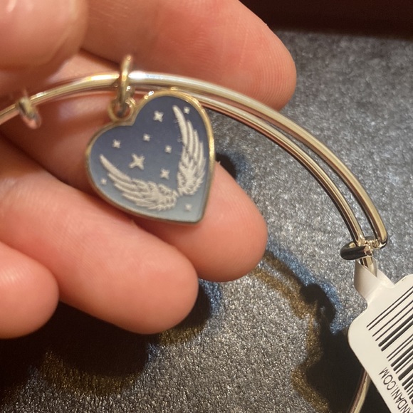 ALEX AND ANI CLASSIC BRACELET ANGEL WINGS CHARM - Picture 2 of 3